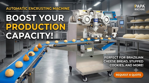 Latest company blogs about How the 1.5kW Automatic Encrusting Machine Revolutionizes Brazilian Cheese Bread Production