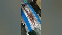 Automatic encrusting machine for coconut coating energy bar /date bar / fruit bar #shorts