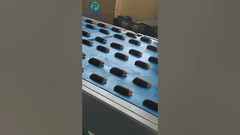 Six line fig bar stuffed date br making machine with guillotine cutter #shorts