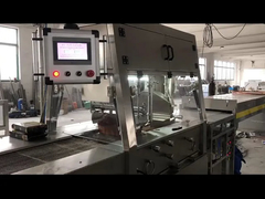 400MM chocolate enrober with cooling tunnel for Dubai / آلة غطاء الشوكولاته