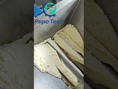 P308 extruder machine with ultrasonic cutter to do cheese bar 