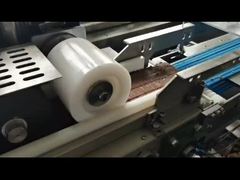 Cereal bar with chocolate coating and package whole line