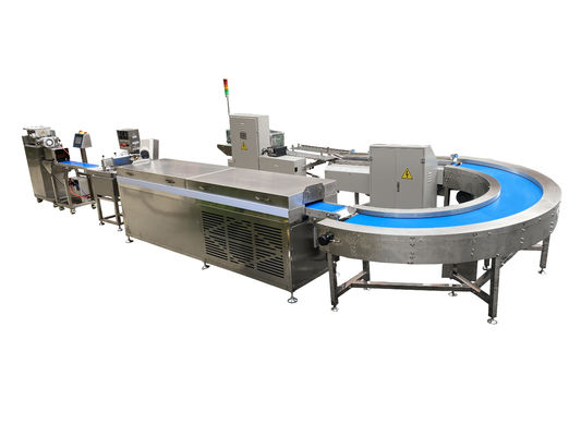 Three Layer Protein Bar Production Line 220V Papa Encrusting Machine System