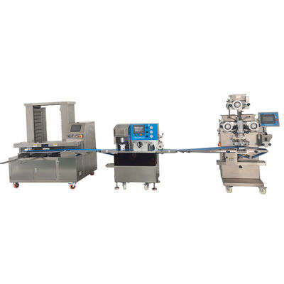 Good price PLC Control Energy Bar Production Line Three Color Panda Cookie Making Machine online