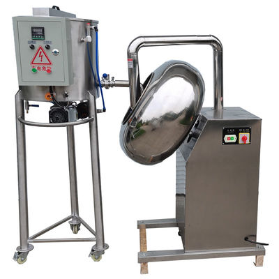 Good price 220V 380V Chocolate Panning Machine 32 rev/min Chocolate Polishing Machine online