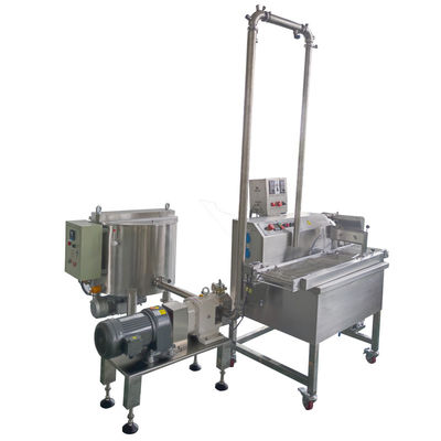 Good price Chocolate Enrober Machine Chocolate Holding Tank Premium Efficiency Design online
