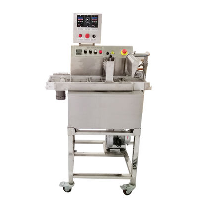 Good price Ice Cream Mochi Chocolate Coating Machine Automatic Enrobing Solution Line online