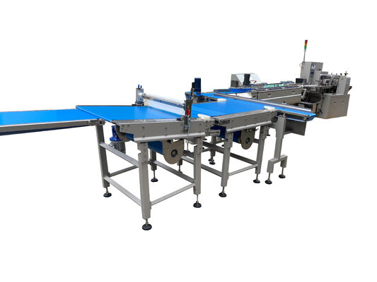 Good price Full Automatic Flow Wrap Food Sorting and Flow Packing Machine online