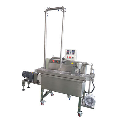 Good price 30kg Small Chocolate Enrober with Melting Tank and Pump online