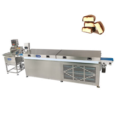 Good price Chocolate Enrober Machine Stainless Steel 304 220V Single Phase Capacity online