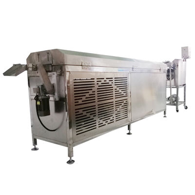 Good price Energy Saving 8KG Capacity Stainless Steel 304 Chocolate Enrober Machine with Cooling Tunnel online