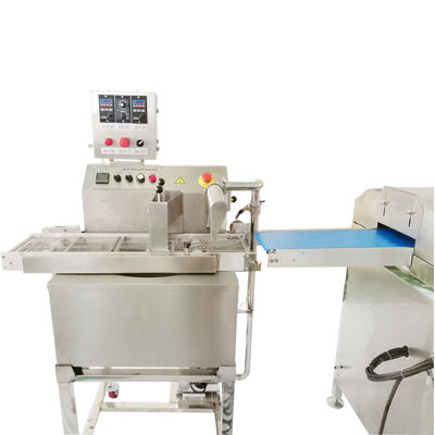 Good price Full-Automatic Chocolate Enrober Machine 8kg/h Food Grade Stainless Steel online