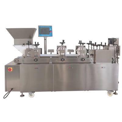 Good price Caramel Nougat Chocolate Bar Forming Cutting Machine P320 300mm Belt PLC online