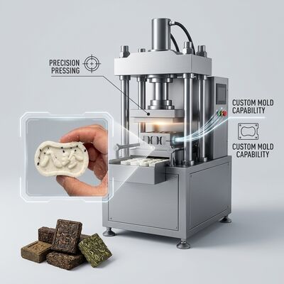 Good price Compressed Herbal Tea Brick Making Hydraulic Press Machine Semi-Automatic online